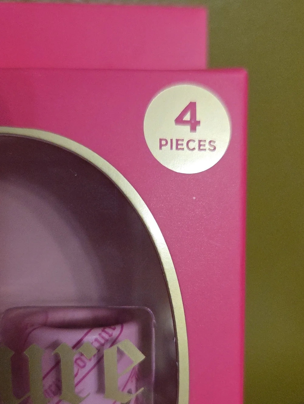NEW Juicy Couture Pink Lip Balm Set - 4 Piece